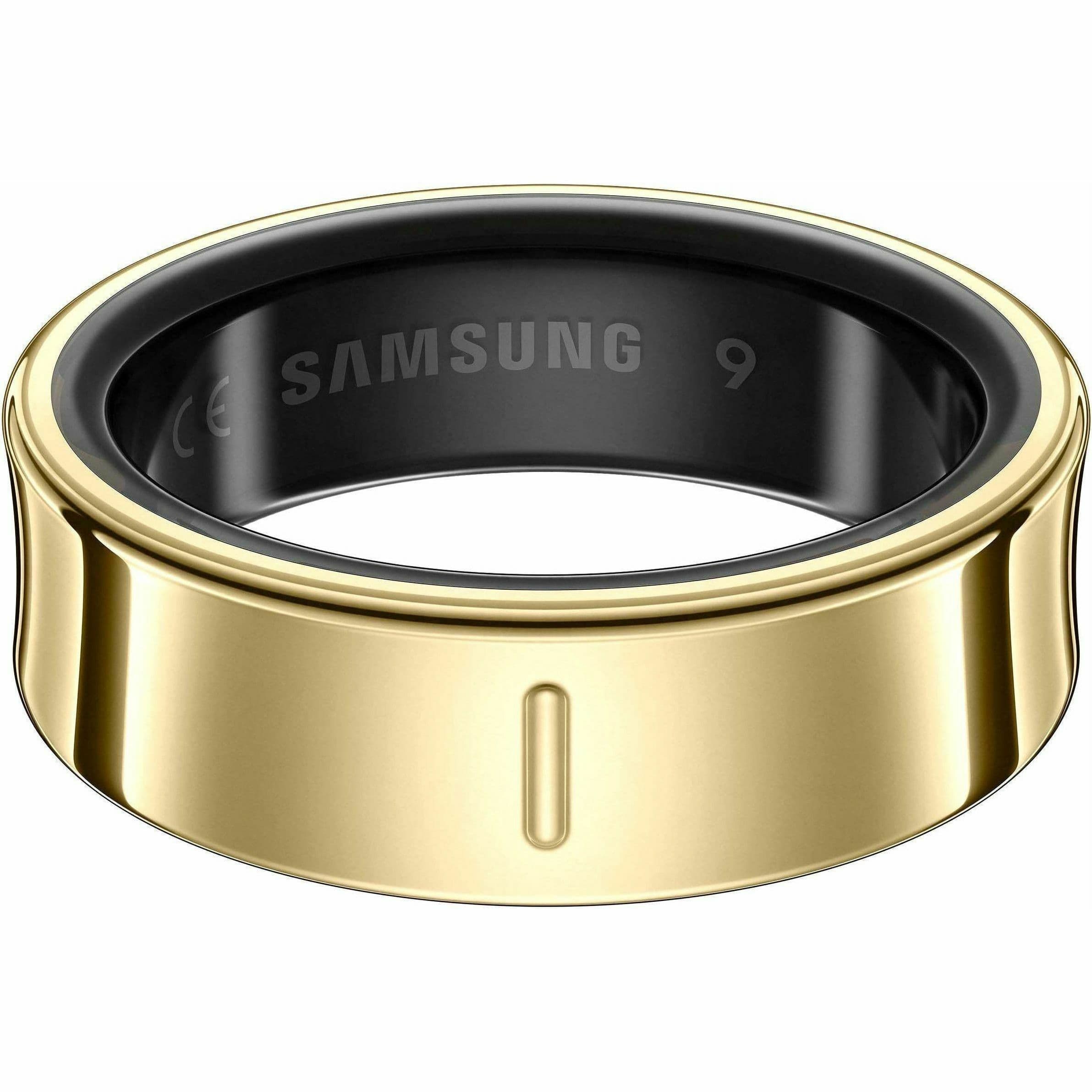 Samsung Galaxy Ring Size 7 Gold titanium wearable ring for sleep and wellness tracking