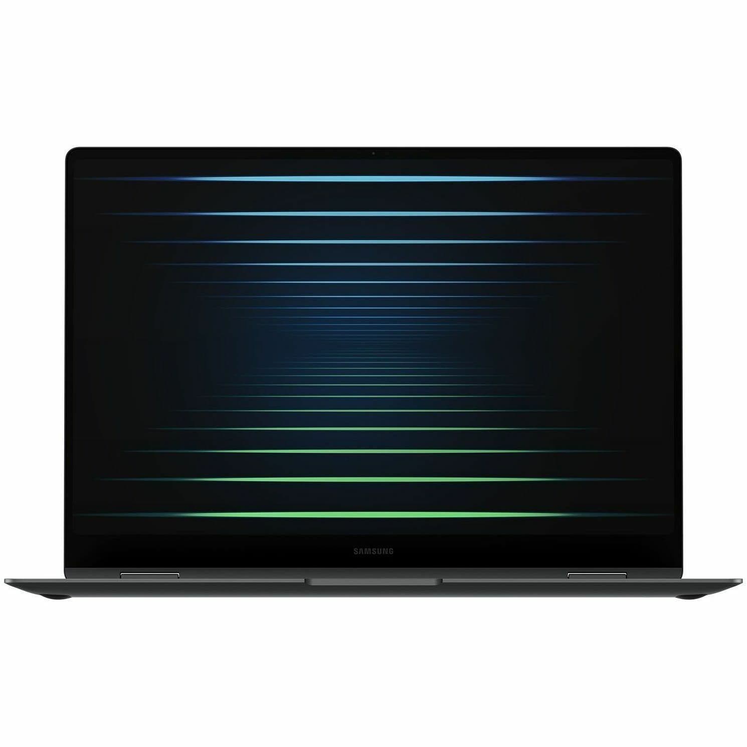 Samsung Galaxy Book5 Pro 360 16-inch 2-in-1 laptop in grey with Intel Core Ultra 7, 16 GB memory, and 1 TB SSD