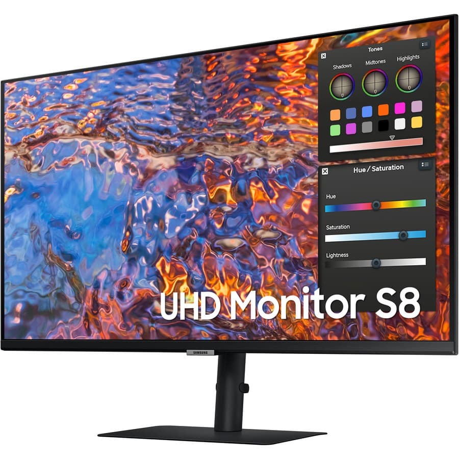 Samsung S32B804PXN 32-inch 4K UHD IPS monitor with USB-C, HDMI, and DisplayPort