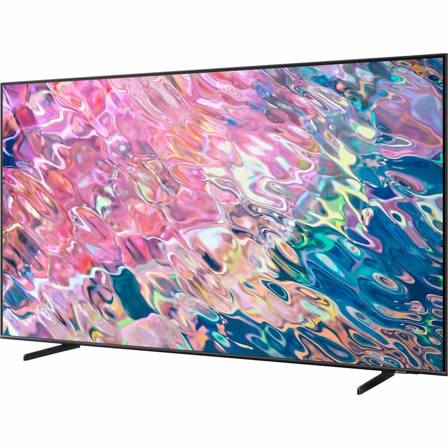 Samsung 85-inch Q60B QLED 4K smart TV with thin bezel and large screen