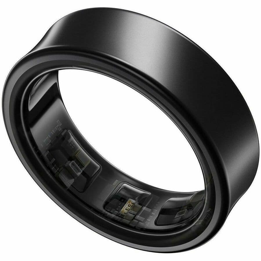 Samsung Galaxy Ring Size 12 in Black, discreet screen-free wearable for wellness tracking