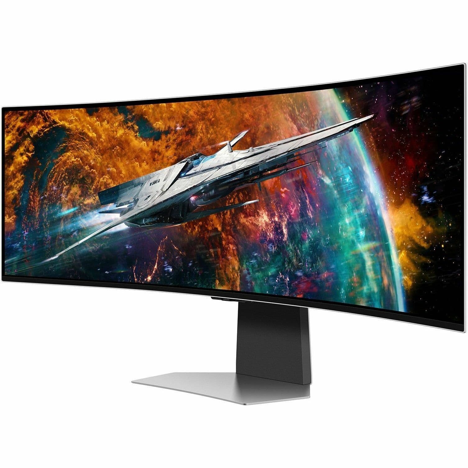 Samsung Odyssey G95SC 49-inch curved OLED ultrawide monitor with DQHD resolution