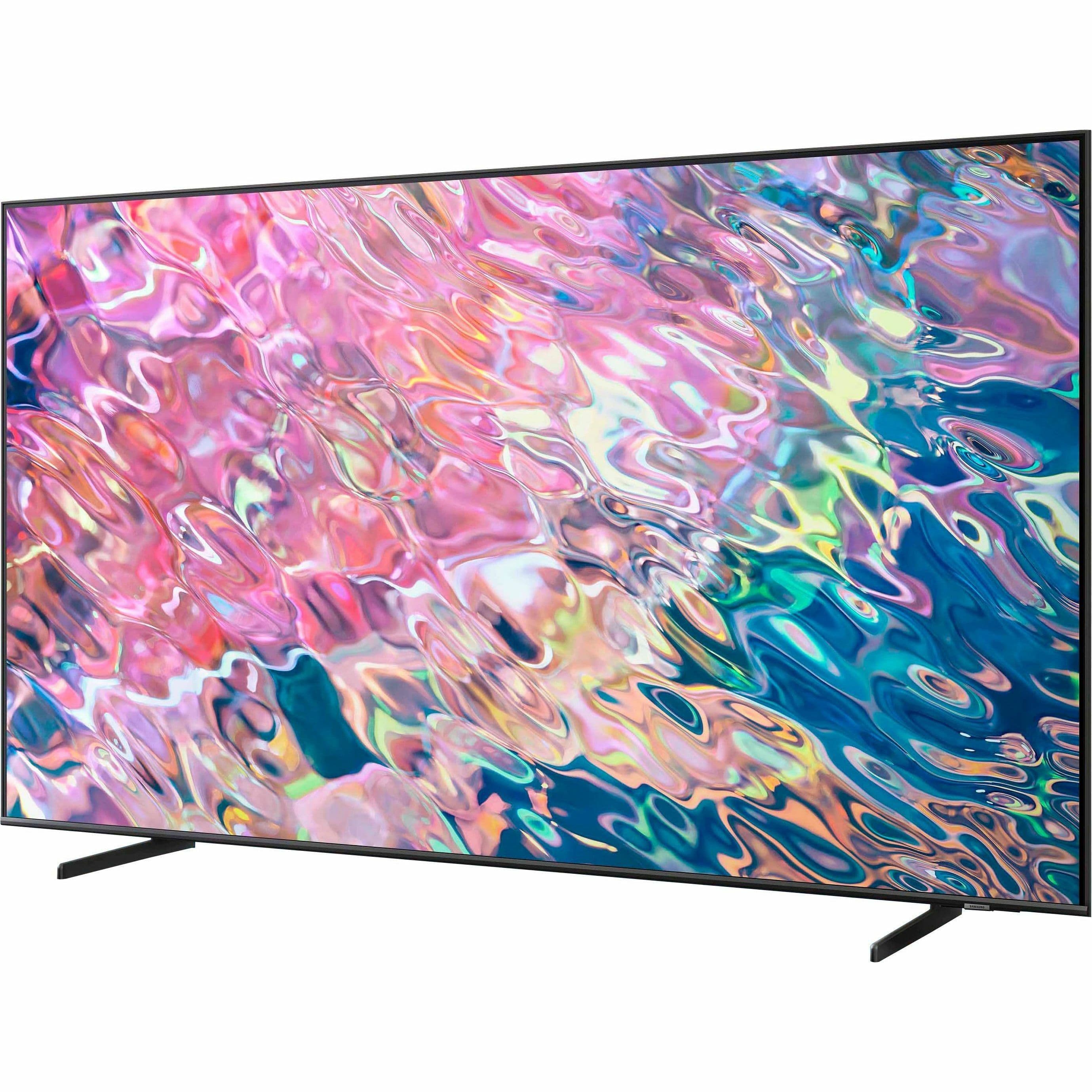 Samsung 85-inch Q60B QLED 4K smart TV with thin bezel and large screen