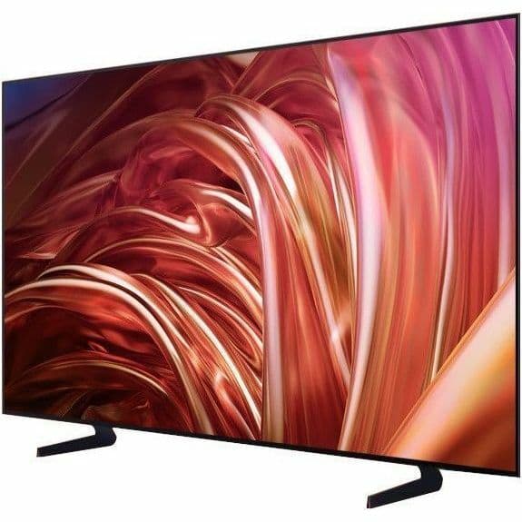 Samsung 77-inch OLED 4K smart TV with thin bezel and premium home theater display
