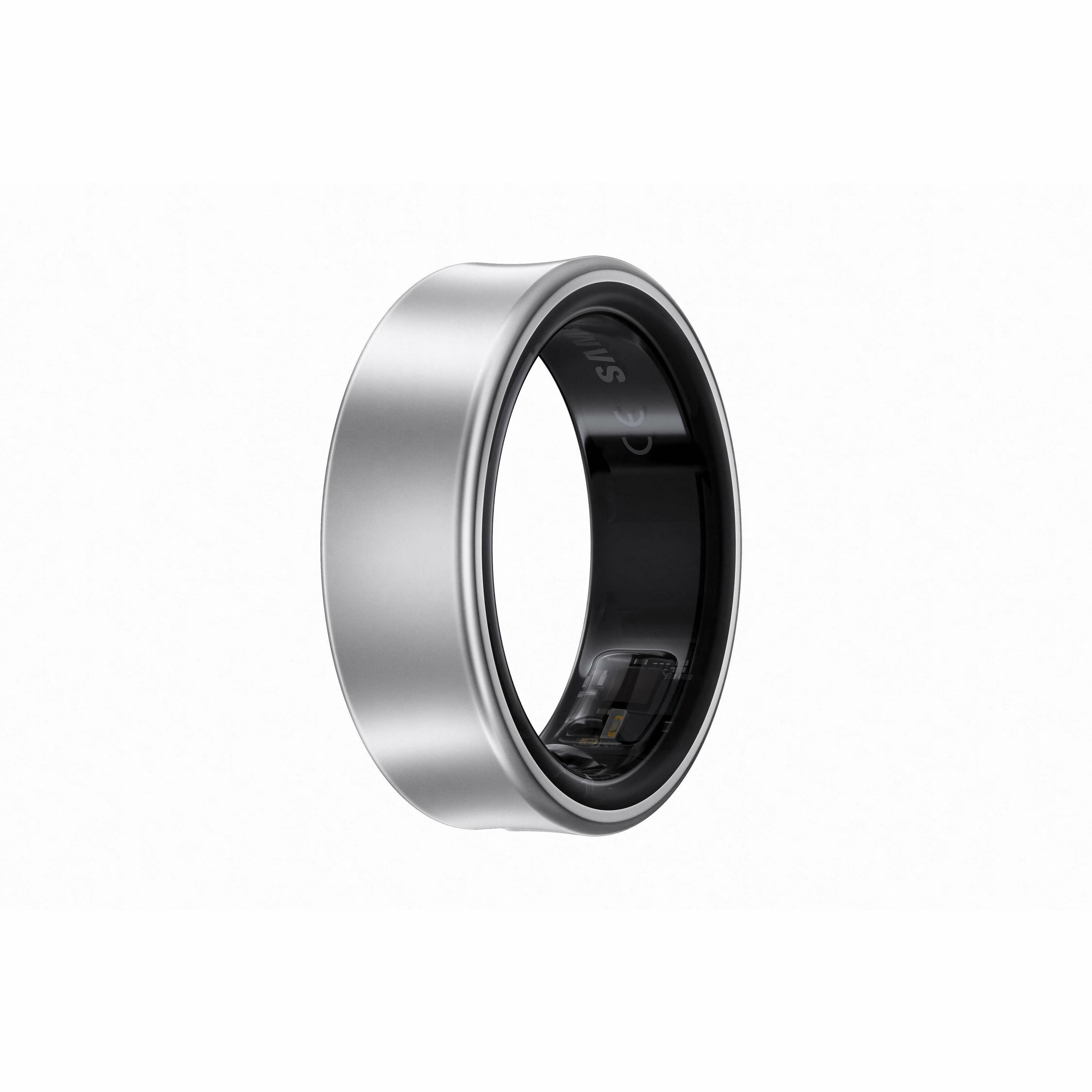 Samsung Galaxy Ring Size 12 in Titanium Silver wearable health tracker ring