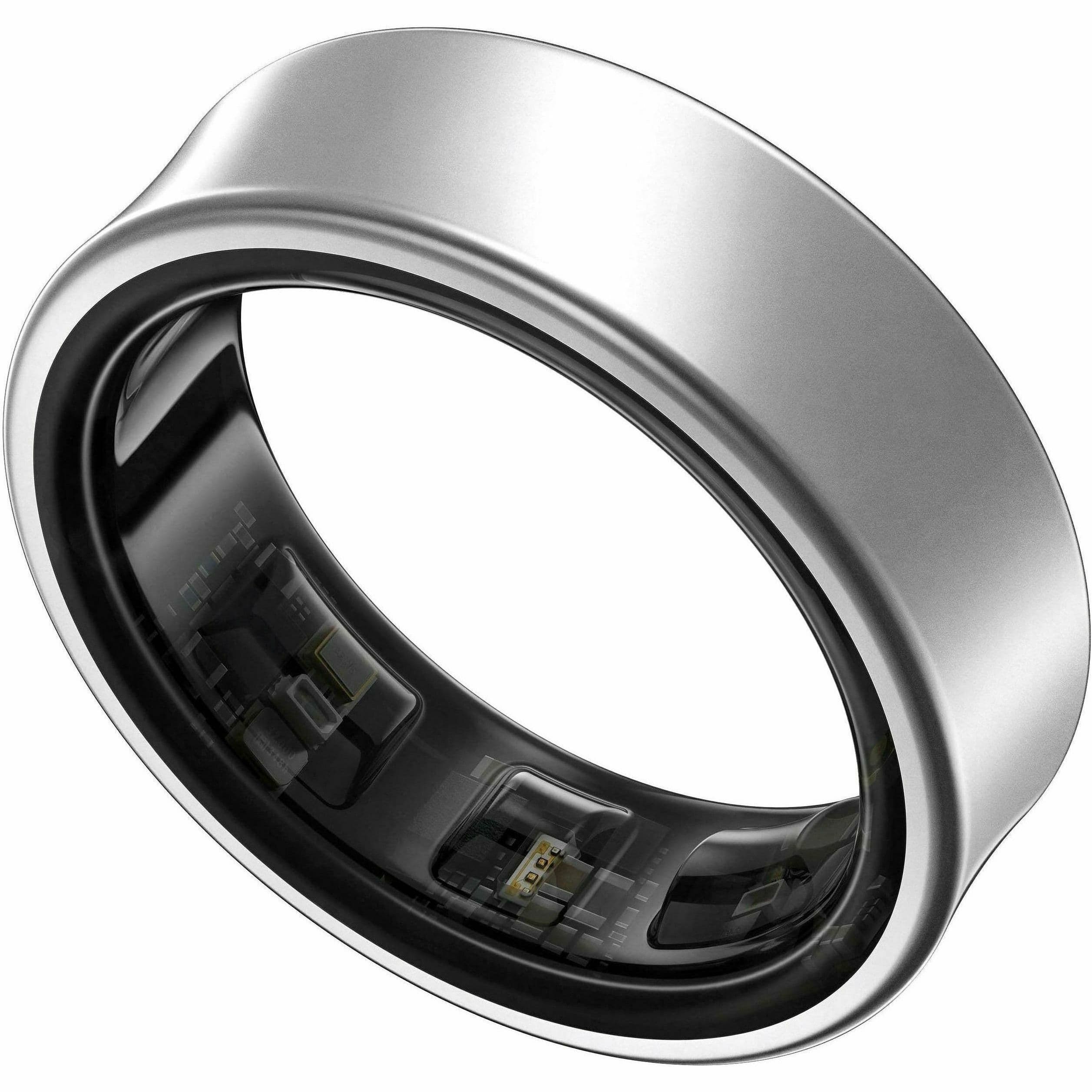 Samsung Galaxy Ring Size 6 in Titanium Silver smart ring wearable