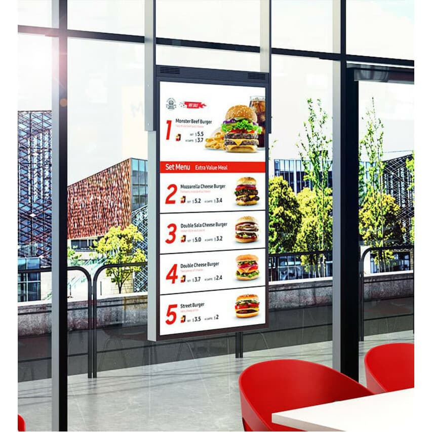 SAMSUNG COMMERCIAL LARGE FORMAT 46IN DOUBLE-SIDED INDOOR HIGH BRIGHT SEMI-OUTDOOR SMART SIGNAGE view 10