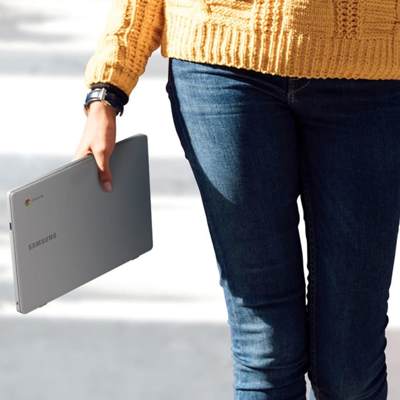 Samsung Chromebook 4 XE310XBA-K03US with 11.6-inch display and compact detachable design