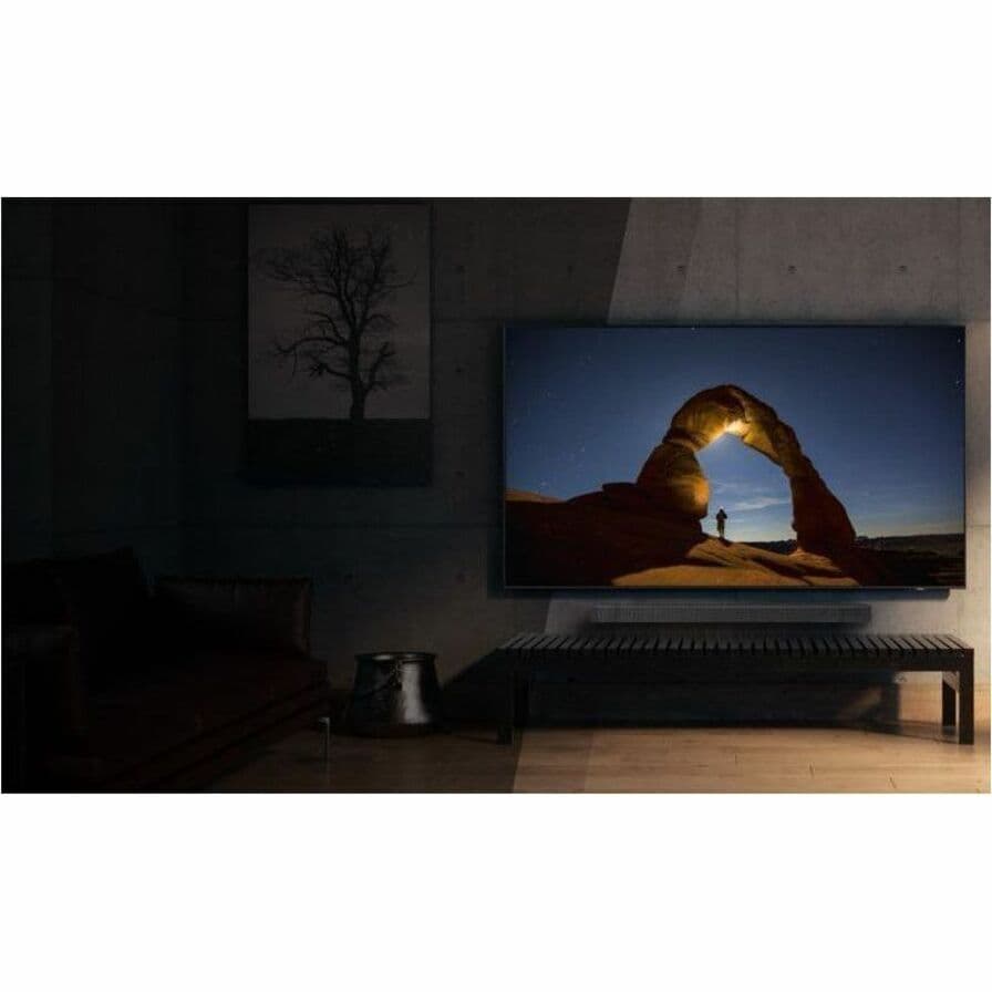 Samsung 77-inch S90C OLED 4K TV with Quantum HDR and smart TV platform