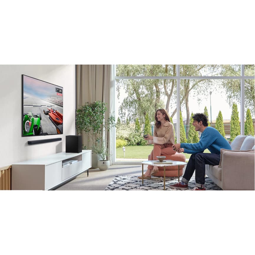 Samsung HW-C450/ZA black 2.1-channel soundbar for TV audio