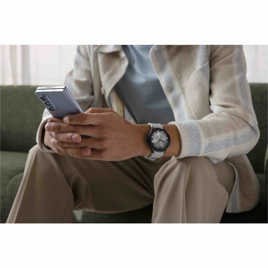 SAMSUNG COMMERCIAL TABLET GALAXY WATCH6 CLASSIC LTE 43MM SILVER view 6