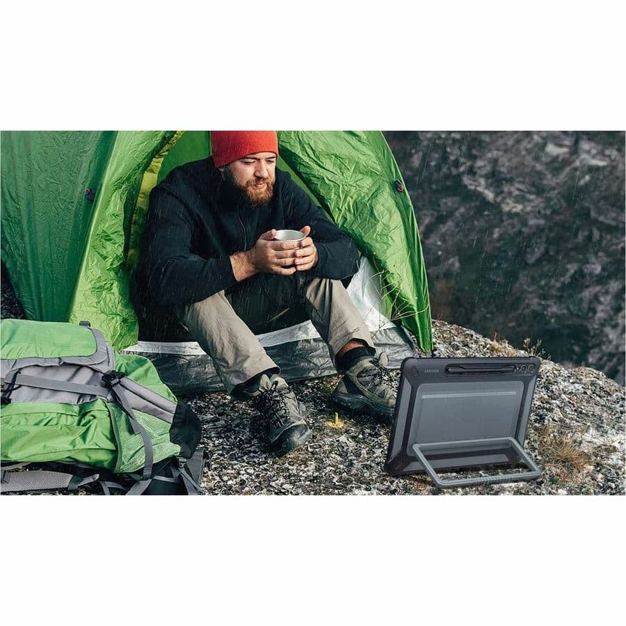 Black Samsung Tab S9 Ultra outdoor cover protective tablet case