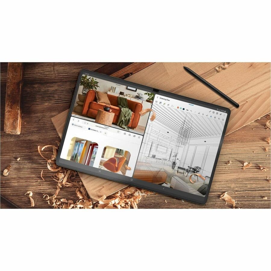 Transparent screen protector for Samsung Tab S9 Ultra tablet