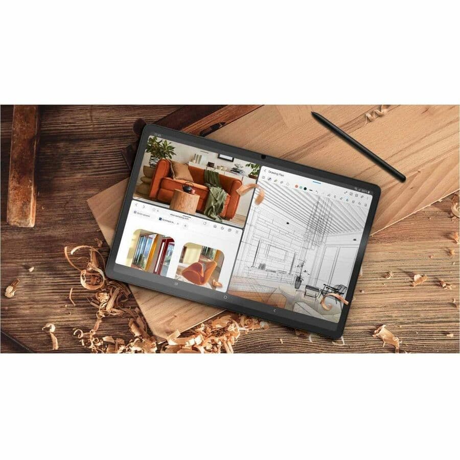 Transparent Samsung screen protector for Galaxy Tab S9+ and Tab S9 FE+