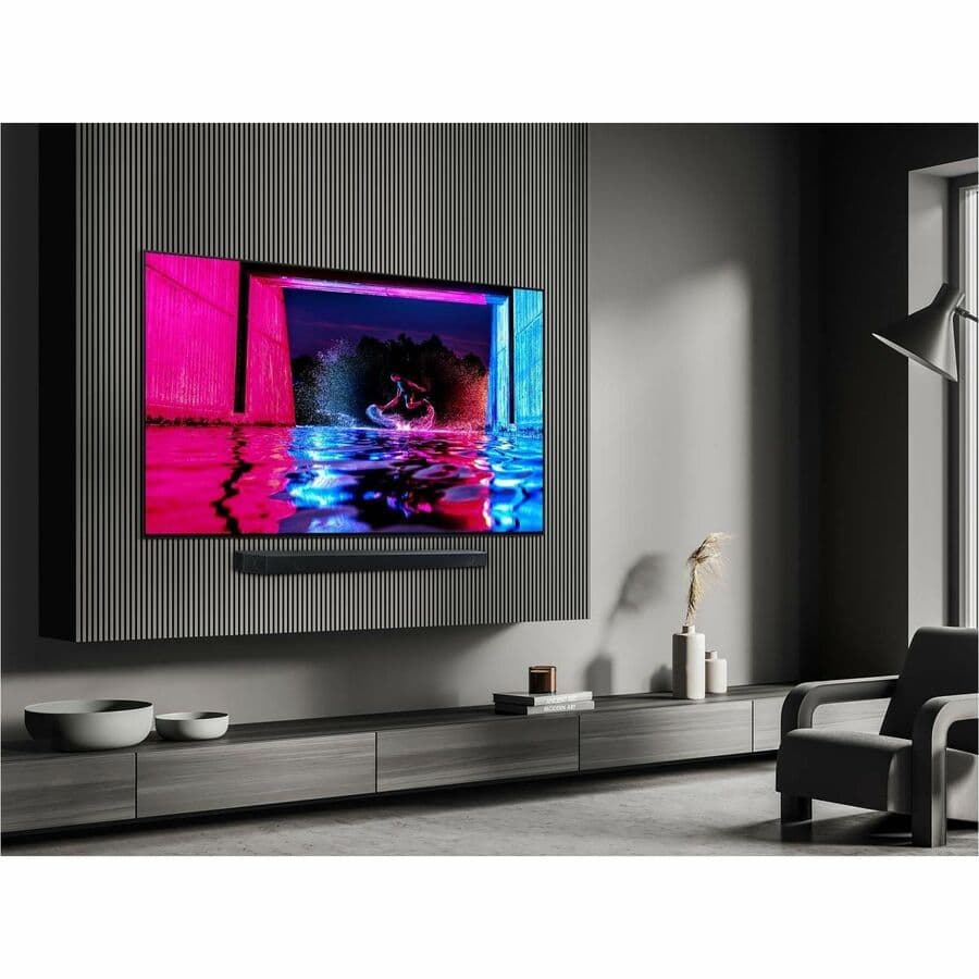 Samsung 42-inch OLED 4K Smart TV with 120 Hz refresh rate and slim black bezel