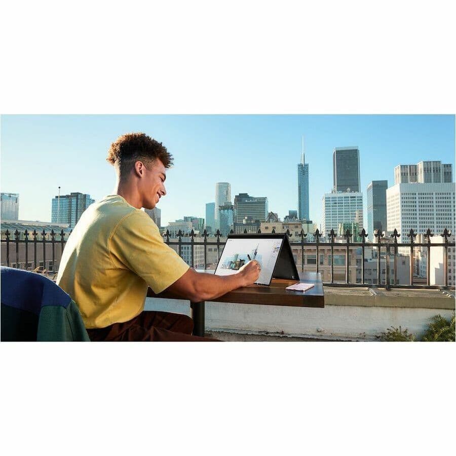 Samsung Galaxy Book4 360 2-in-1 laptop with touchscreen and silver finish