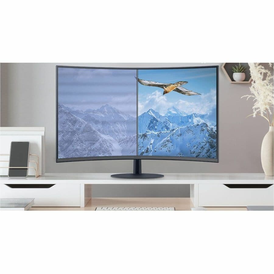 Samsung 27-inch S39C curved Full HD monitor with 75 Hz refresh and AMD FreeSync