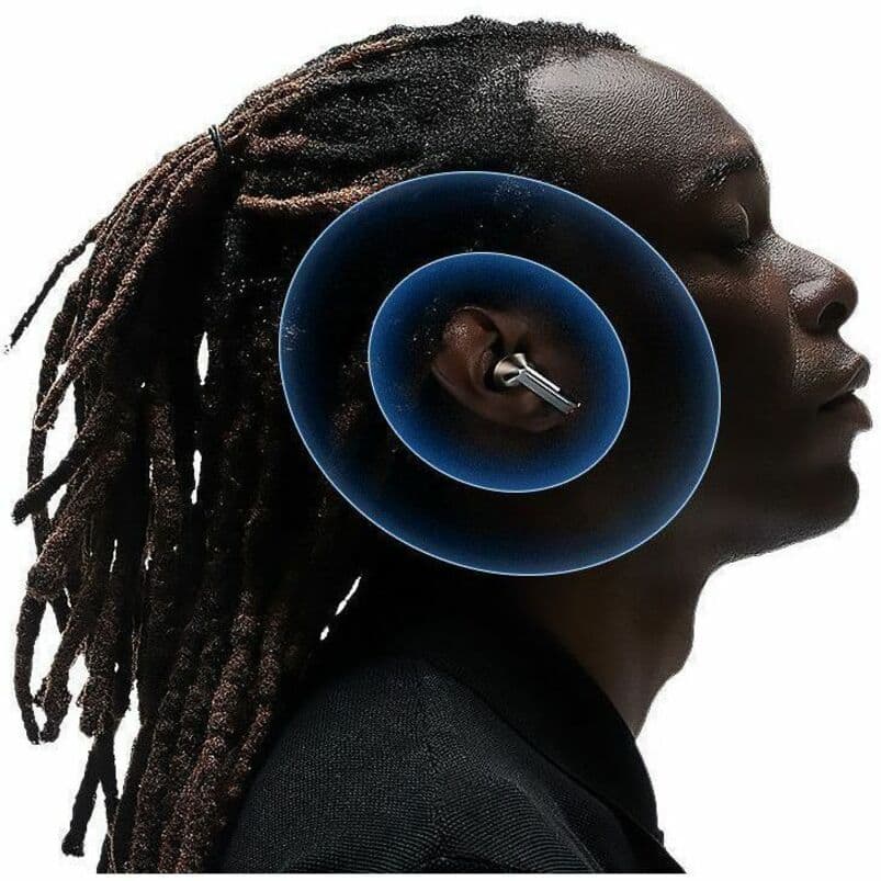 Samsung Galaxy Buds3 Pro wireless earbuds in silver with in-ear design