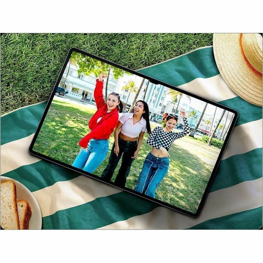 Samsung Galaxy Tab S10+ 12.4-inch tablet in Moonstone Gray with 256 GB storage