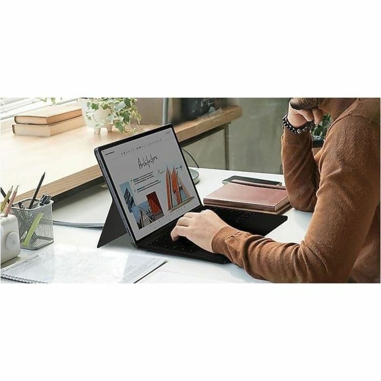 Black Samsung Book Cover Keyboard for Tab S10 Plus S9 Plus and S9 FE Plus with AI Key