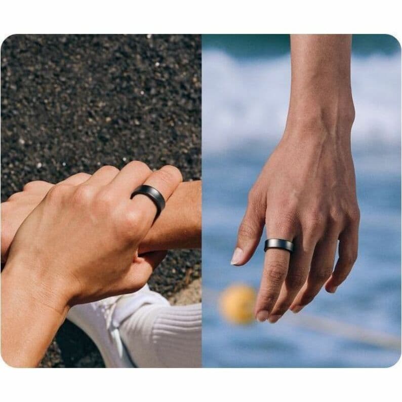 Samsung Galaxy Ring Size 8 in Silver, screen-free smart ring for health tracking