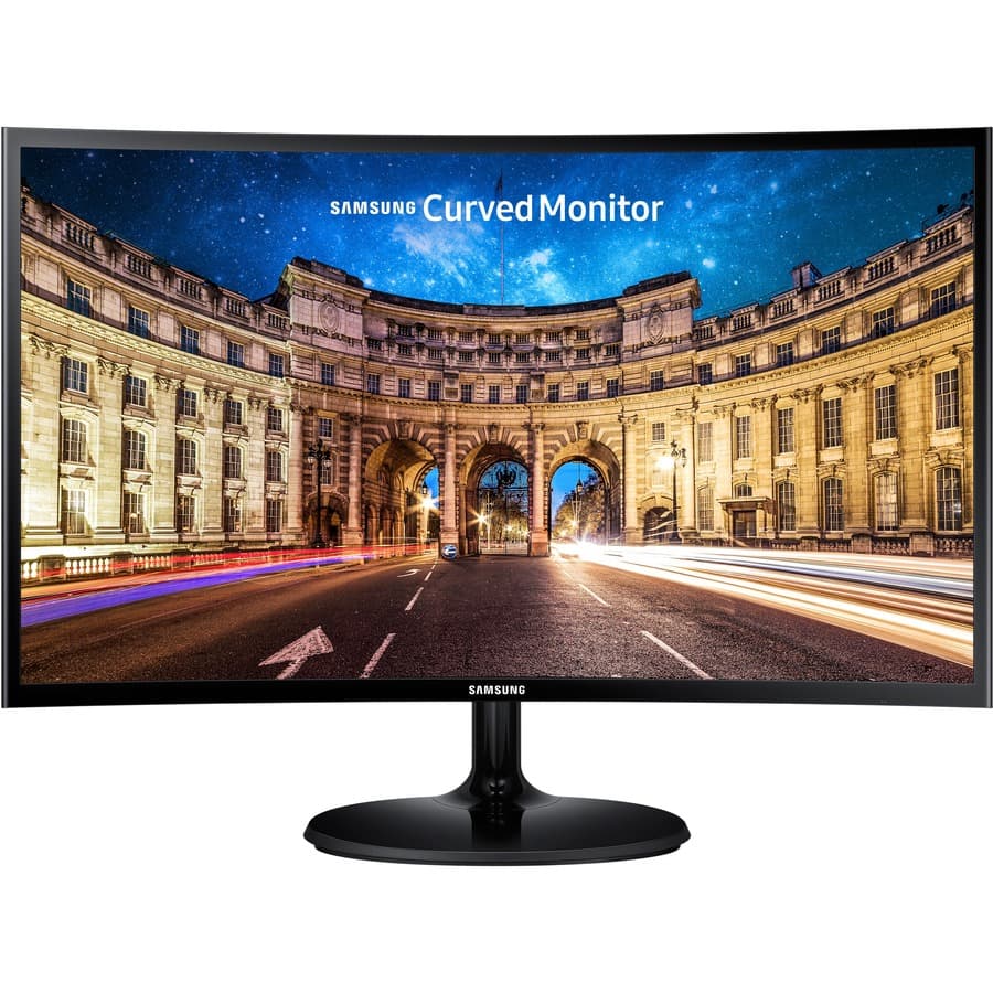 Samsung C27F390FHN 27 in Curved VA Monitor, HDMI, VGA | TAA, Commercial