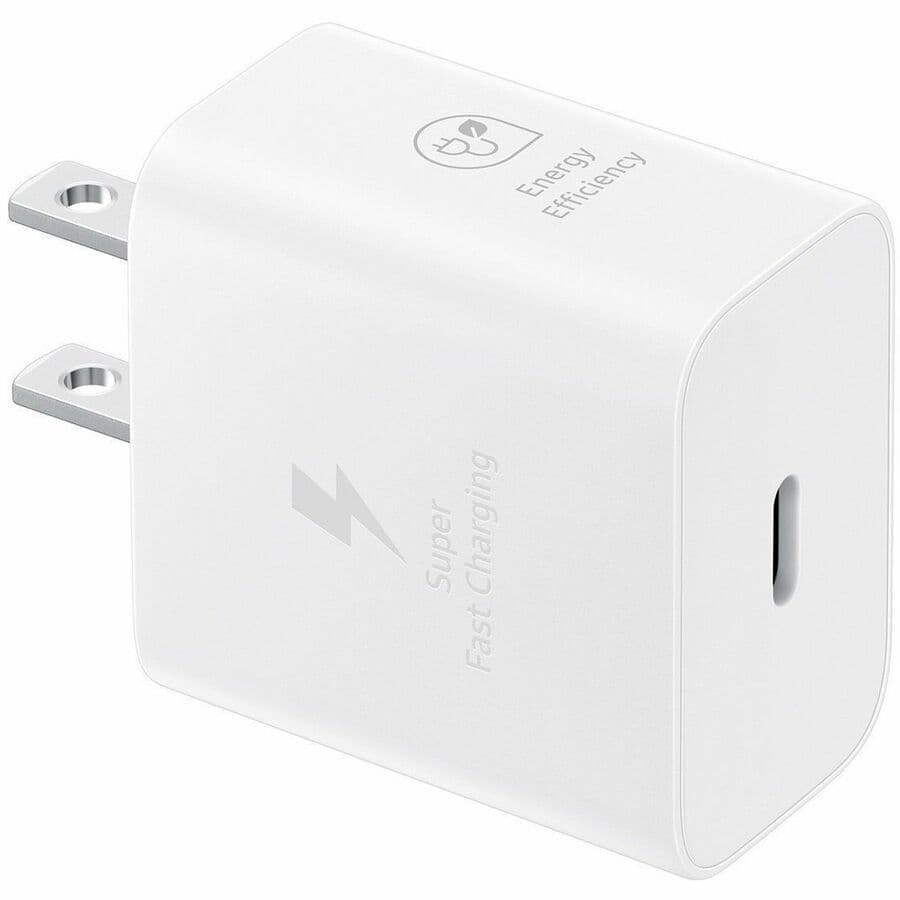 25w Travel Adapter Without Cable - White