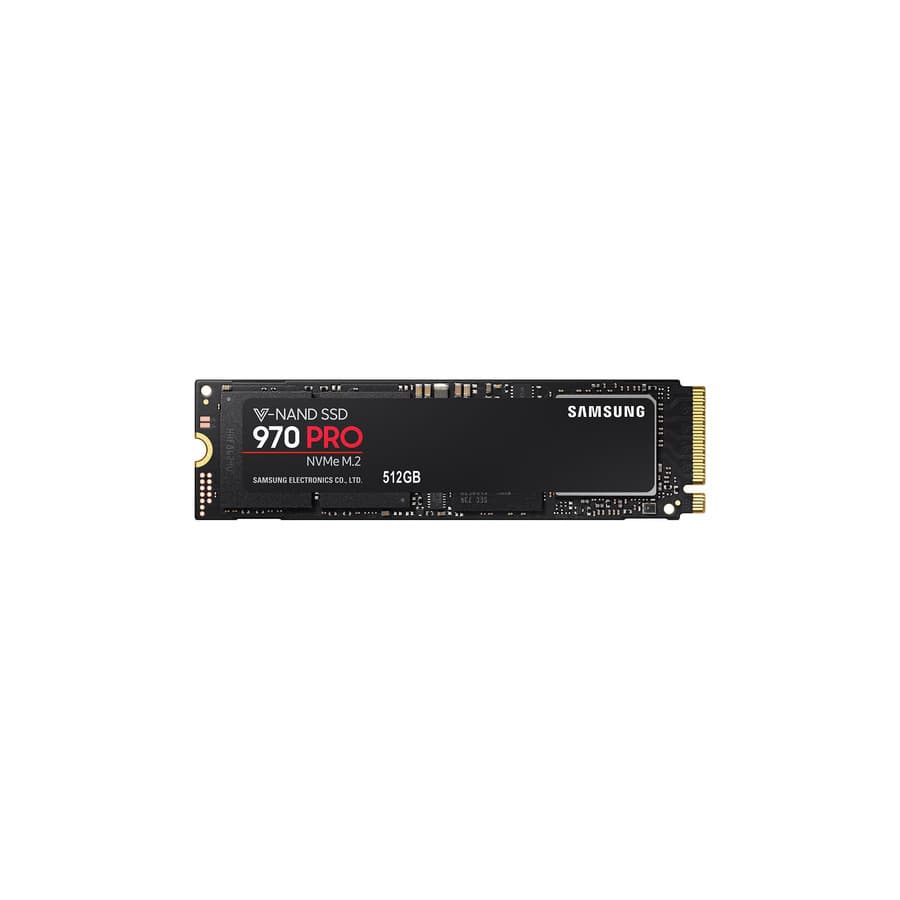 Samsung 970 PRO 512 GB M.2 2280 internal NVMe SSD for desktop and workstation upgrades