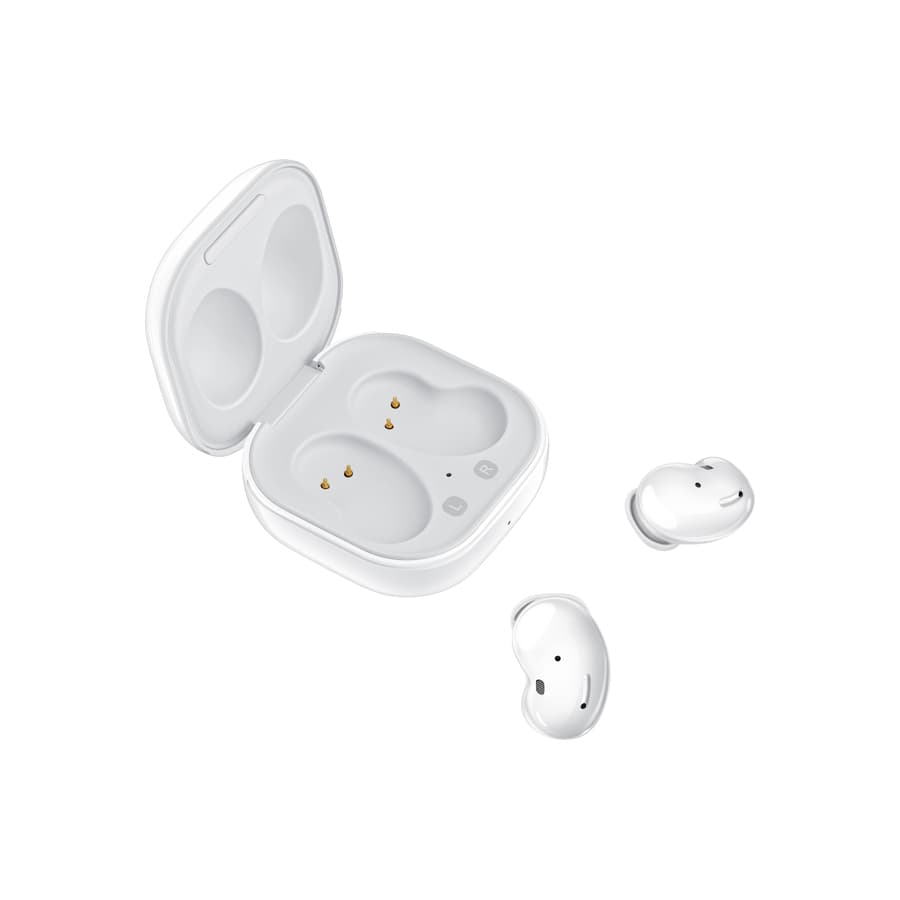 Samsung Galaxy Buds Live white true wireless in-ear headset with charging case