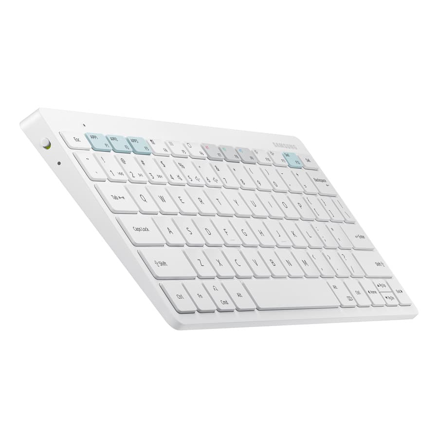 White Samsung Tab Smart Keyboard accessory for tablet typing