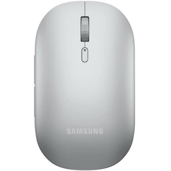 Samsung Bluetooth Mouse Slim in silver, low-profile ambidextrous design