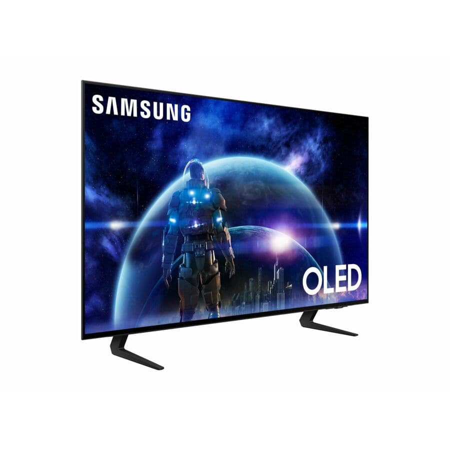 Samsung 42-inch OLED 4K Smart TV with 120 Hz refresh rate and slim black bezel