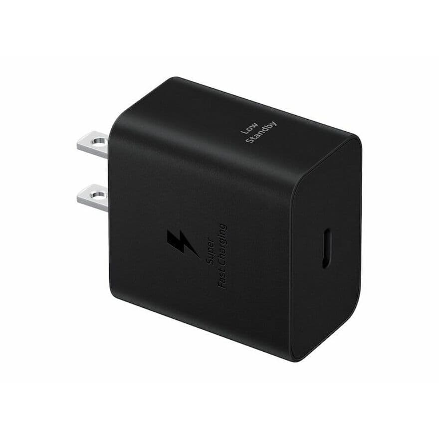 Black Samsung 45W USB-C cable for charging compatible mobile devices