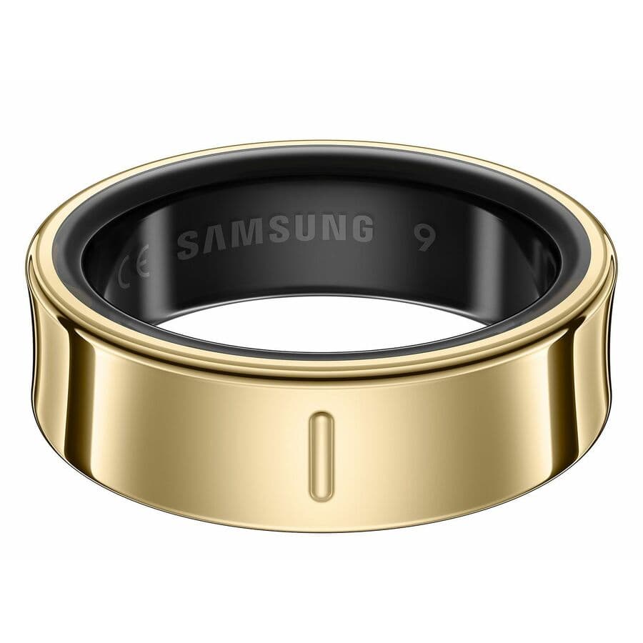 Samsung Galaxy Ring Size 11 in Titanium Gold, compact health wearable ring