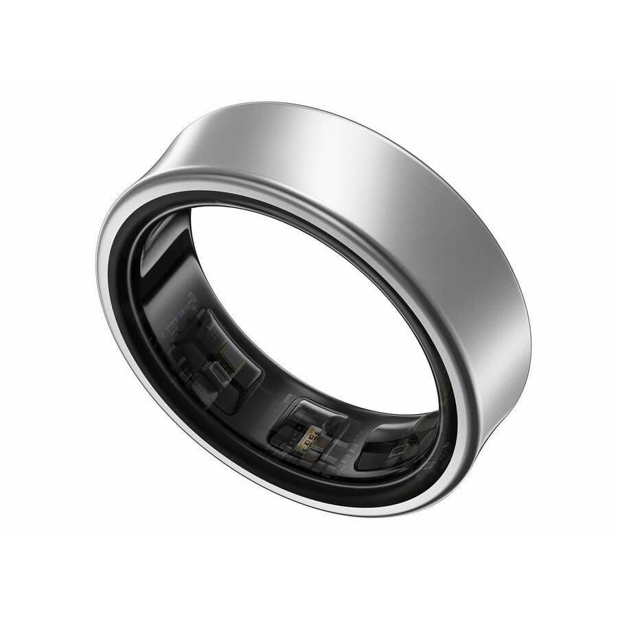 Samsung Galaxy Ring Size 9 in Silver titanium finish smart ring