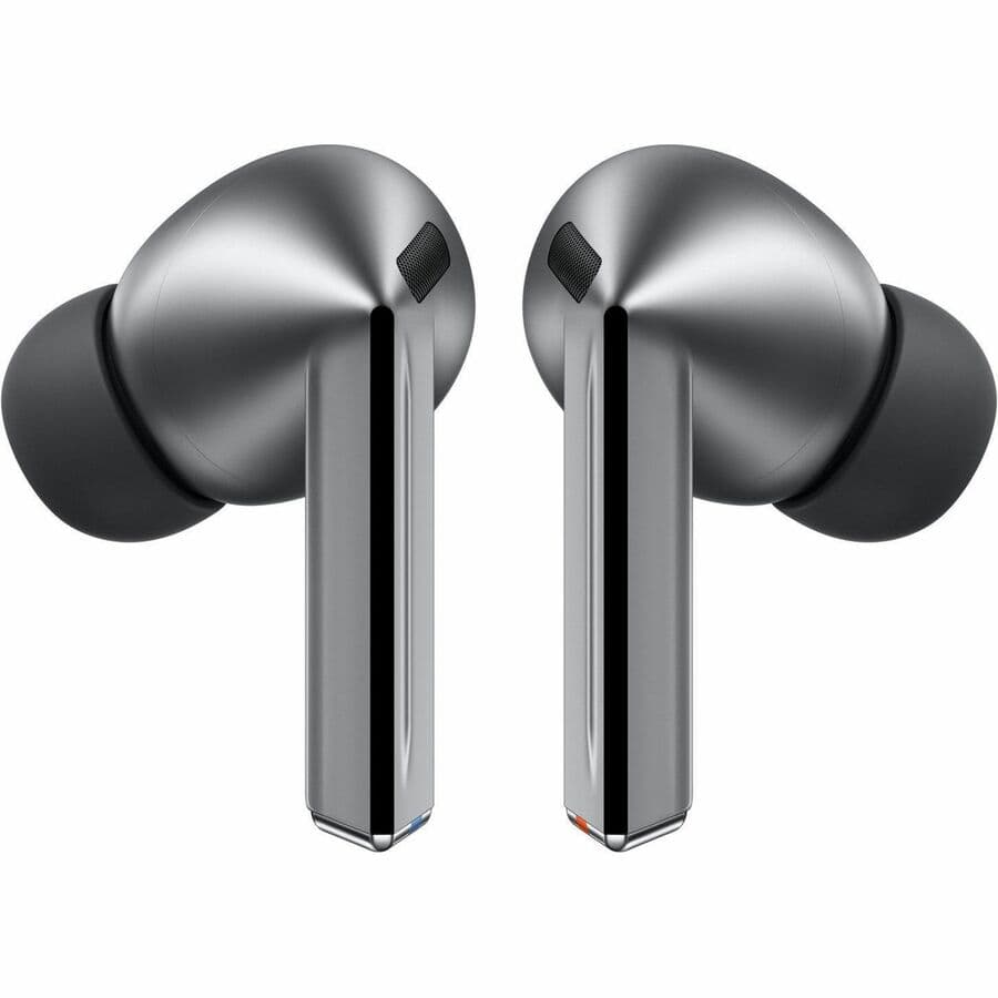 Samsung Galaxy Buds3 Pro wireless earbuds in silver with in-ear design