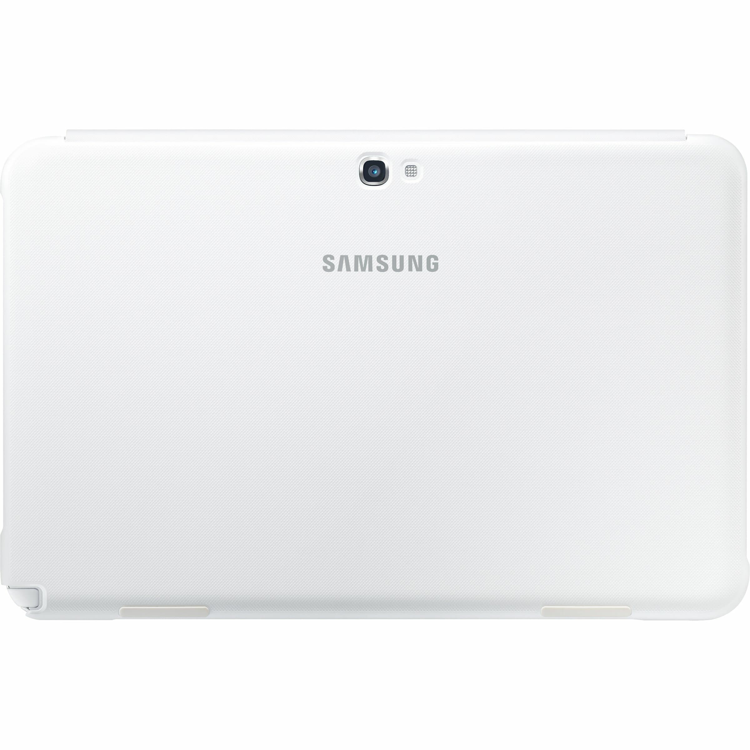 White synthetic leather book cover for Samsung ATIV Tab 3 10.1-inch tablet