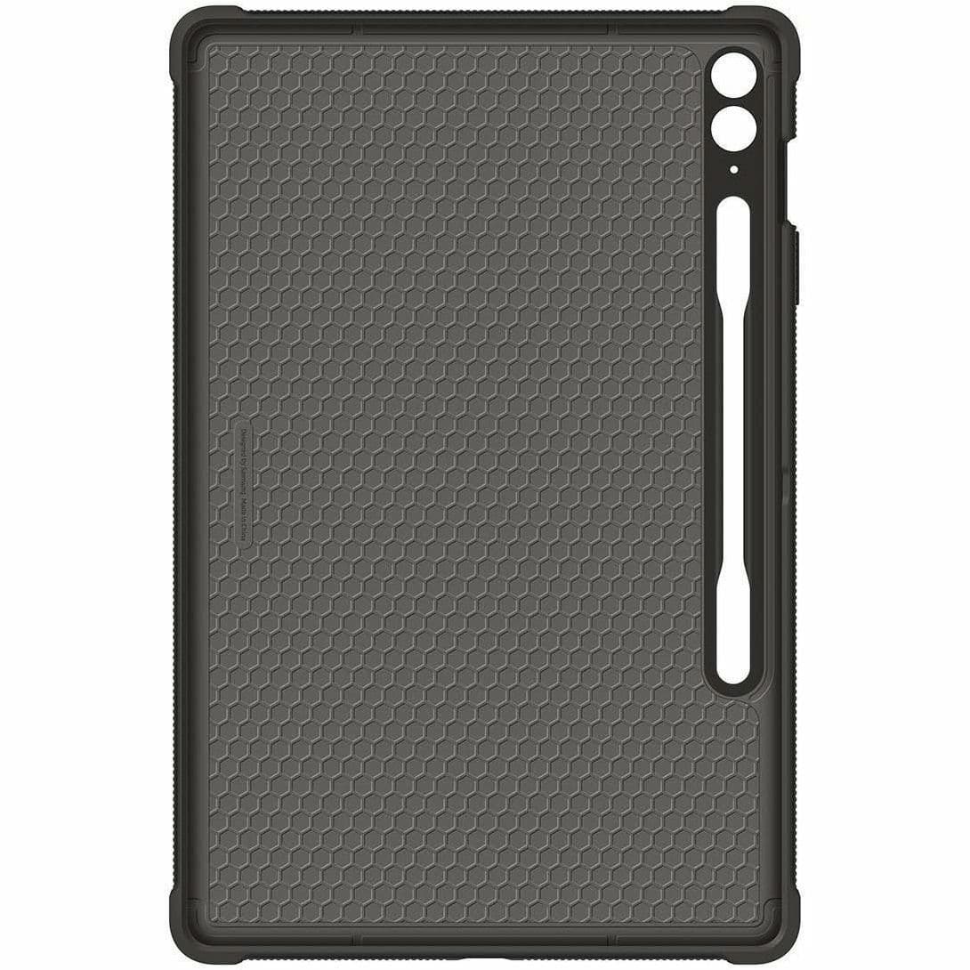 Black Samsung outdoor cover for Tab S9 FE+ tablet protection