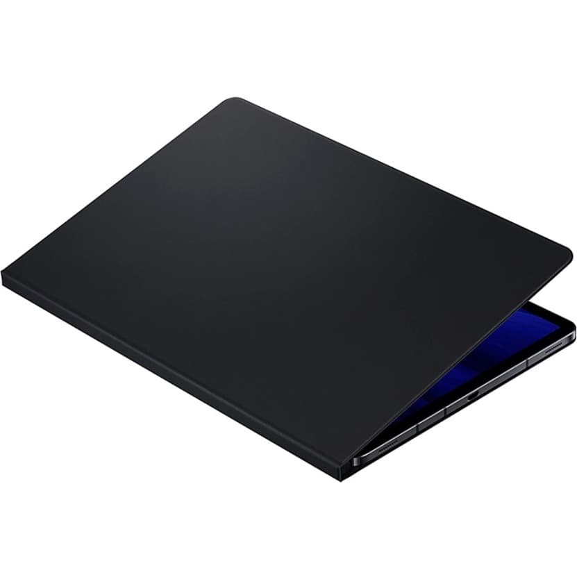 Black Samsung book cover for Galaxy Tab S7+/S8+ tablet