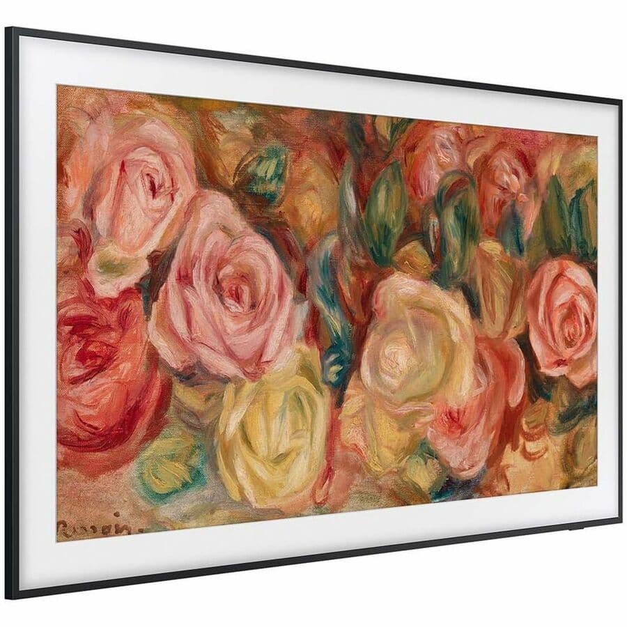 Samsung 43-inch QLED 4K smart TV with The Frame design, Tizen, and 120 Hz refresh rate