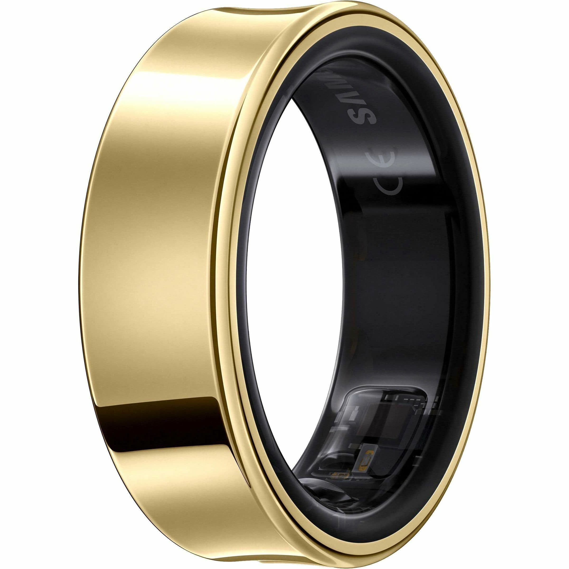 Samsung Galaxy Ring Size 7 Gold titanium wearable ring for sleep and wellness tracking