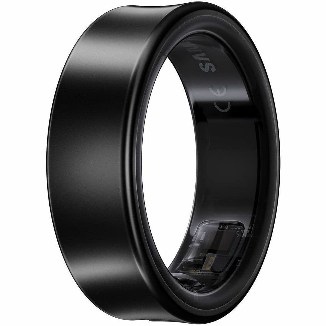 Samsung Galaxy Ring Size 12 in Black, discreet screen-free wearable for wellness tracking