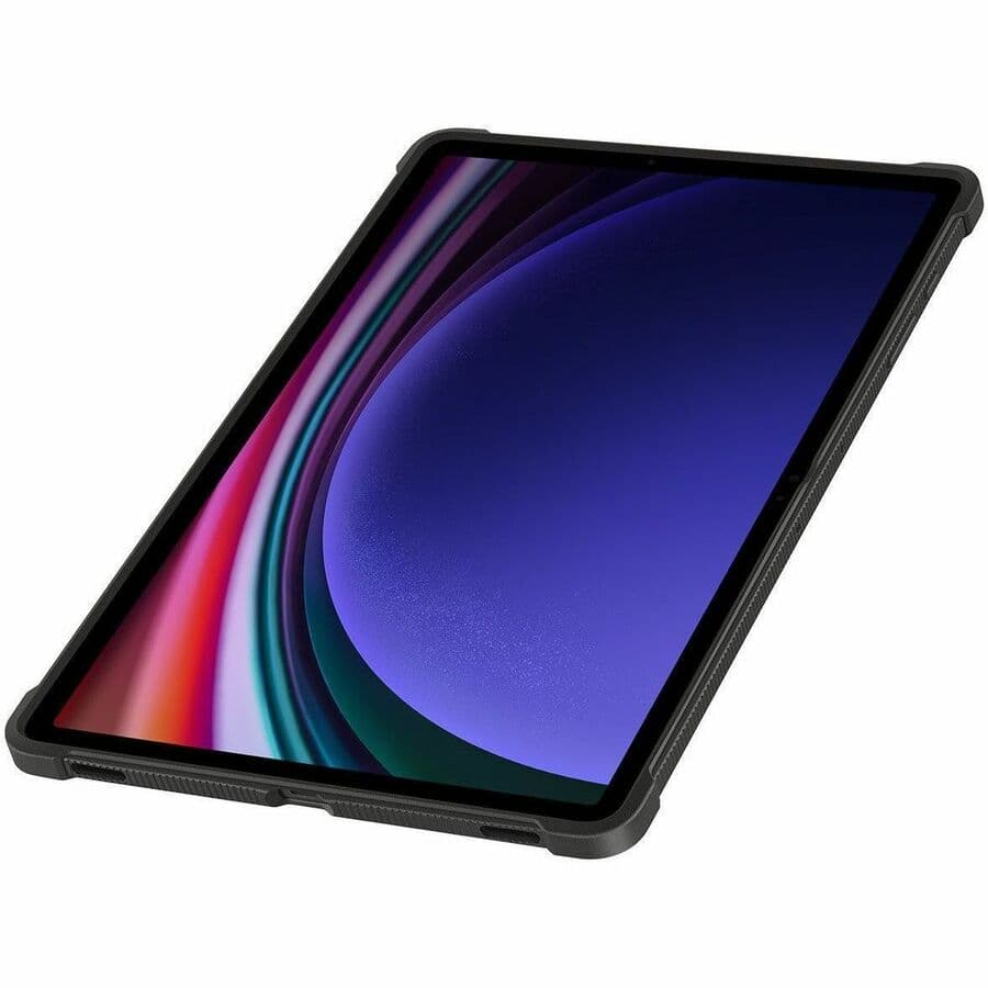 Samsung Galaxy Tab S9+ outdoor cover in black for commercial tablet protection