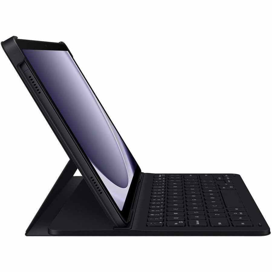 Samsung Tab A9+ slim black book cover keyboard accessory