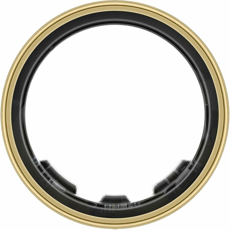 Samsung Galaxy Ring Size 7 Gold titanium wearable ring for sleep and wellness tracking