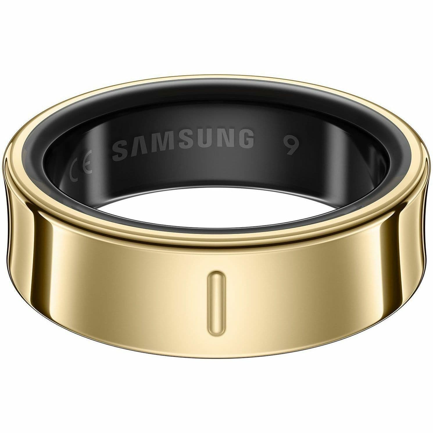 Samsung Galaxy Ring Size 6 in gold titanium finish