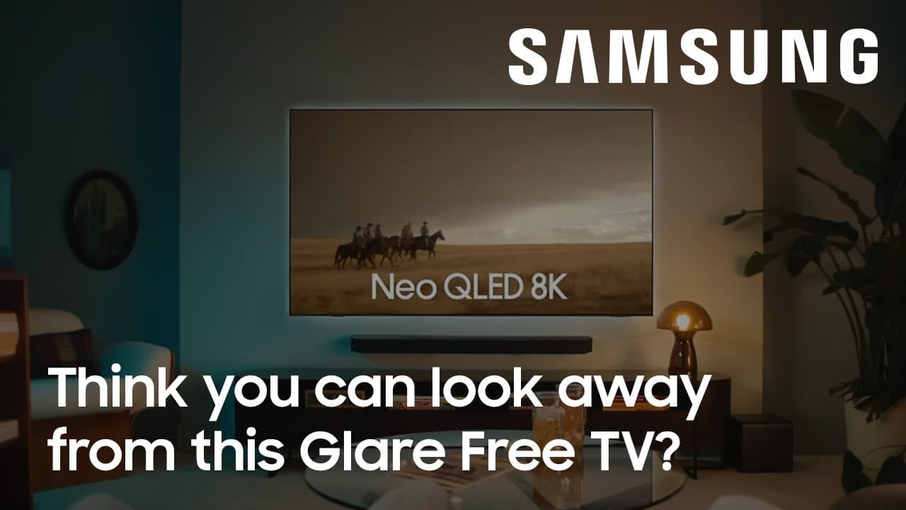 The Samsung Neo QLED 8K with glare-free technology keeps your eyes on the action | SmartThings