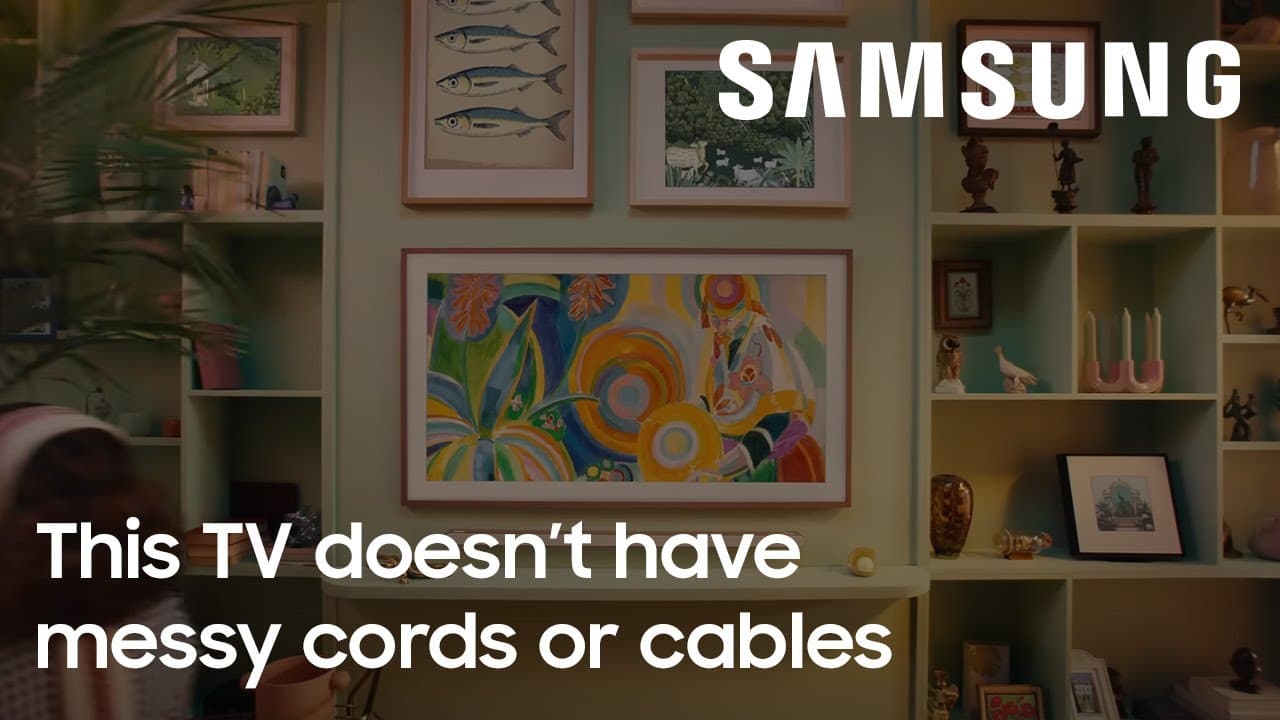 The Frame Pro with Wireless One Connect Box for no messy cords | SmartThings