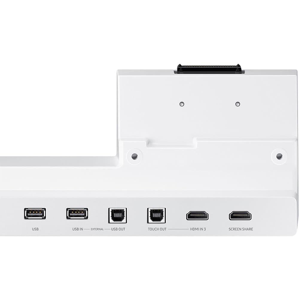 Samsung CY-TF65BR FLIP 65 optional tray with USB, HDMI, Touch Out, and NFC connectivity