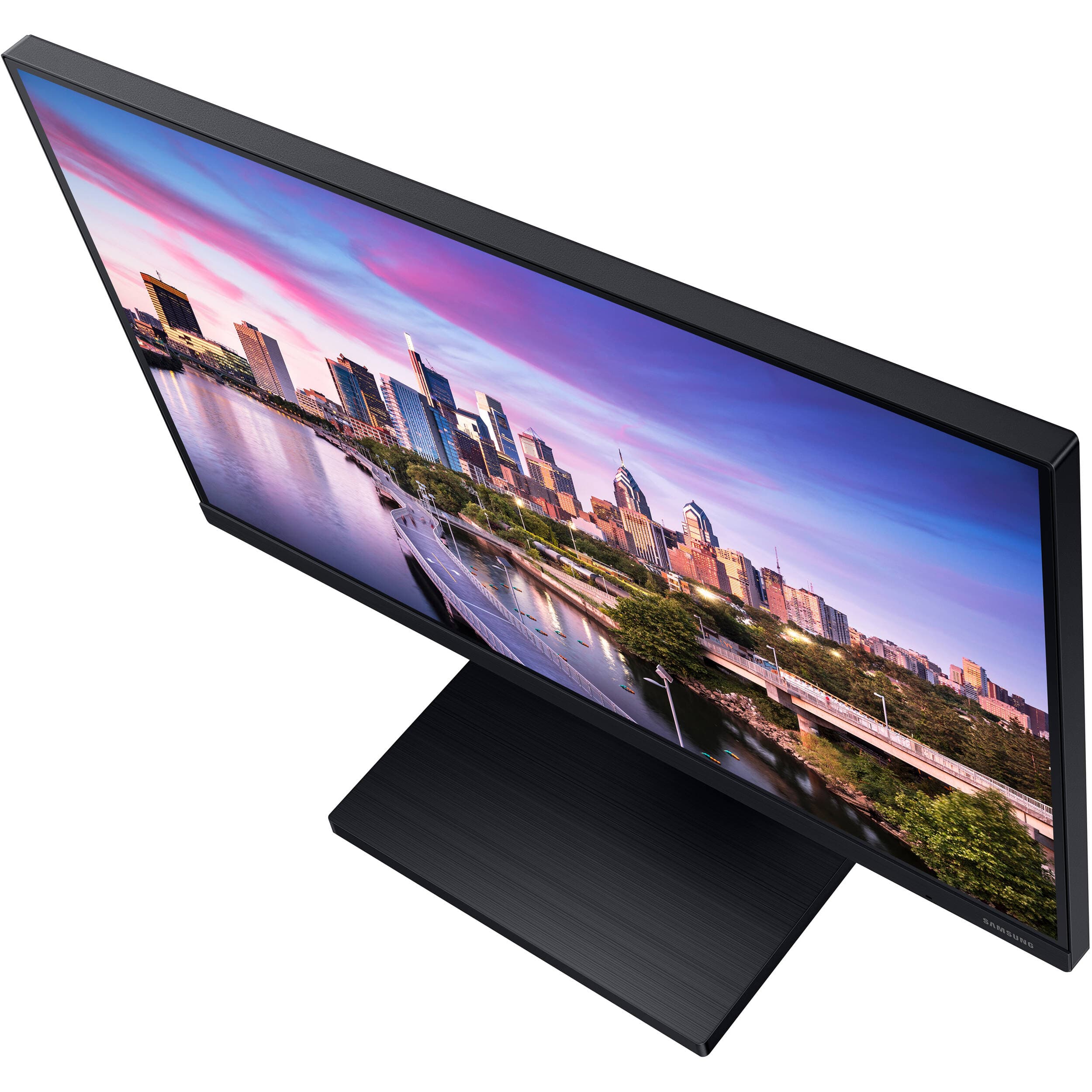 Samsung F24T454GYN 24-inch IPS business monitor with adjustable stand and USB hub